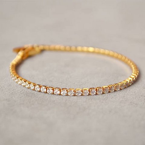 Timeless Diamond-Look Tennis Bracelet