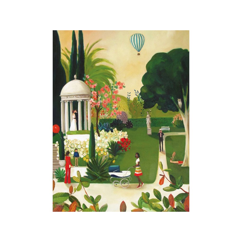 New York Puzzle Company Puzzel Fainting in the Botanical Garden - 1000 stukjes