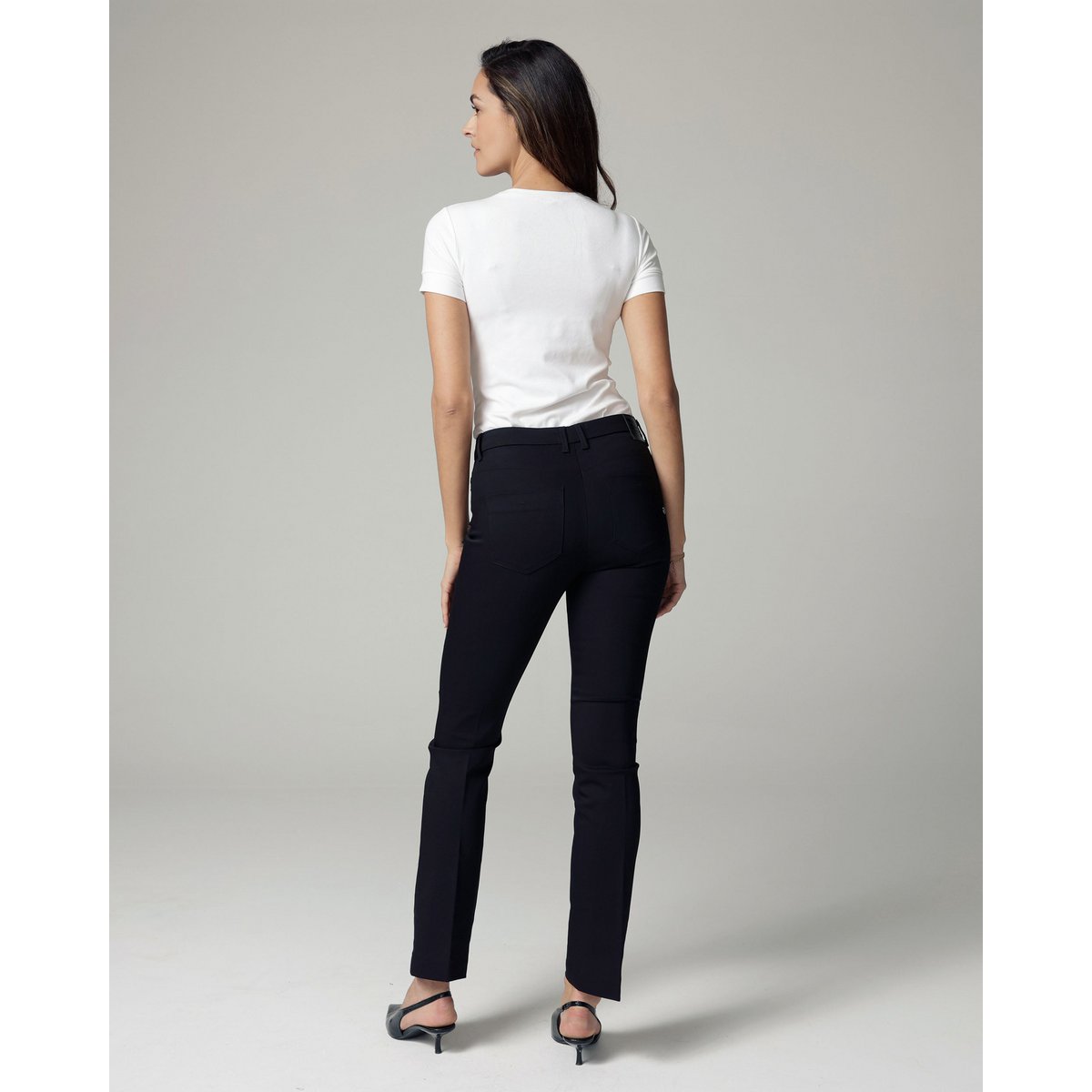 Schwarze Bootcut-Hose | Die Venezia