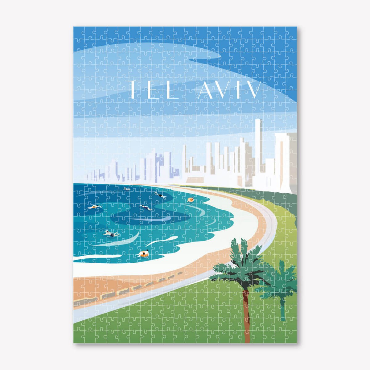 Rompecabezas de arte de Tel Aviv