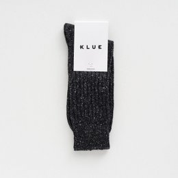 KLUE DUST STAR-sokken van zijde en wol | Zwart