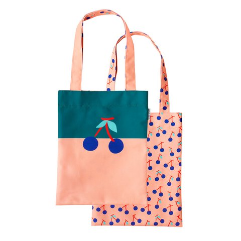 Draagtas Kersen - Gerecycled