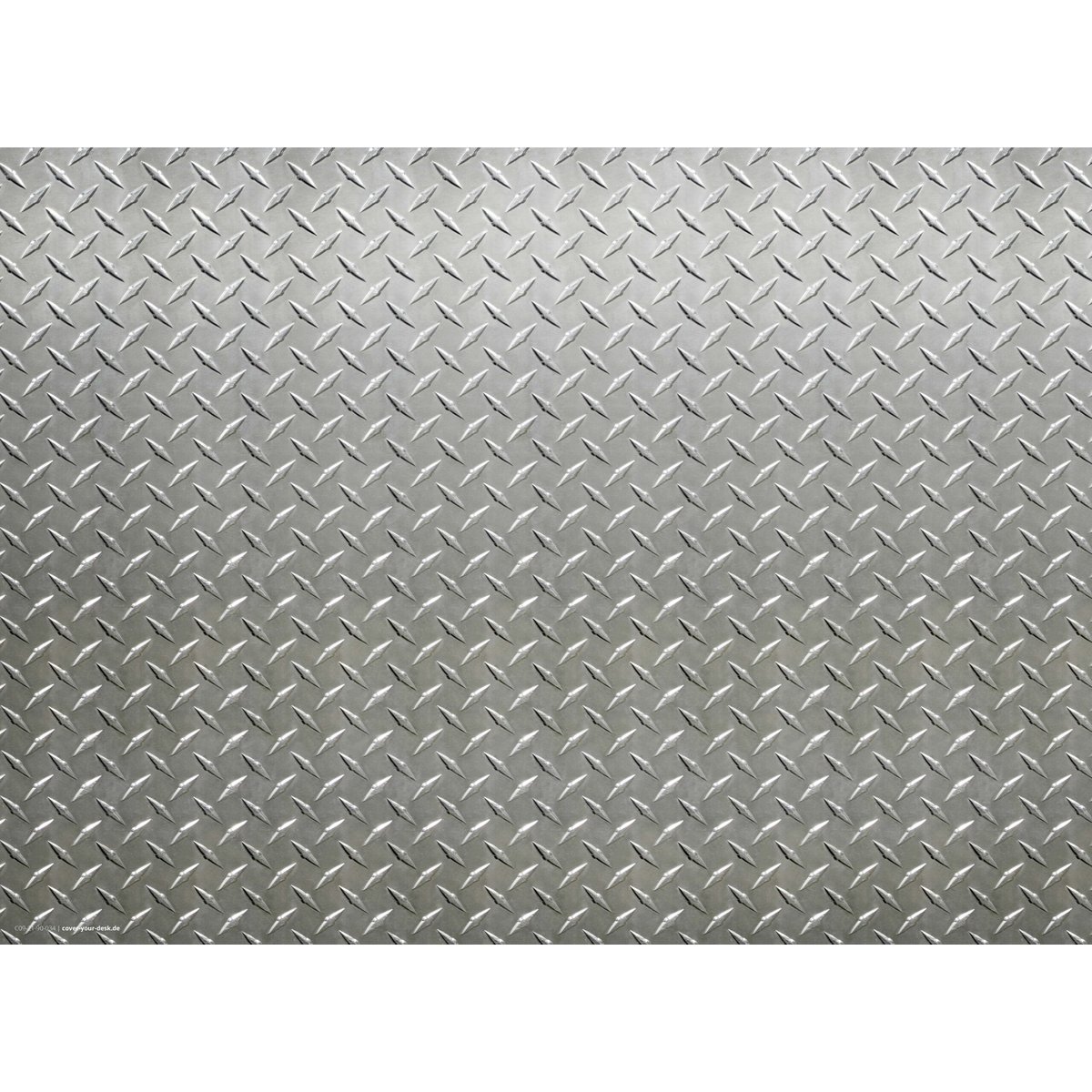 Rimpelpatroon van staalplaten - Placemats | Premium vinyl placemats 44 x 32 cm - 4 stuks