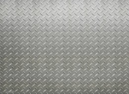 Stahlblech Riffel Muster - Tischsets | Platzsets aus Premium-Vinyl 44 x 32 cm - 4 Stück