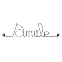 Wire word “Smile”