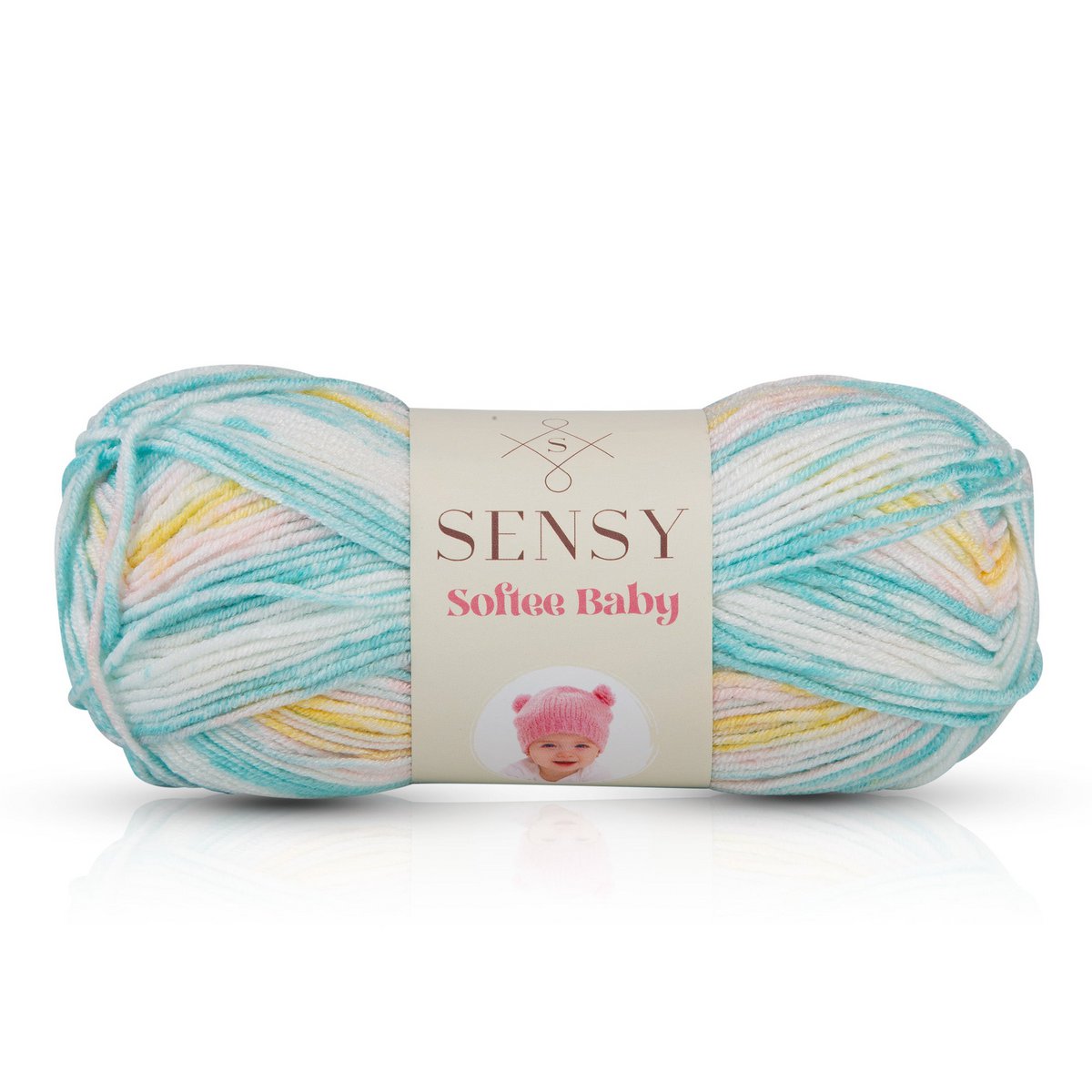 Sensy Softee Baby Yarn, 3.5 oz, 275 Yards, Gauge 3 Light