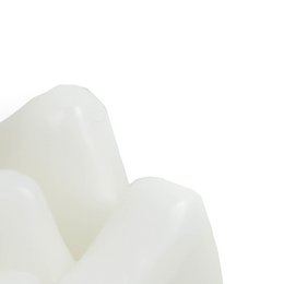Candle -Middle Finger - Wax -White - 310 gram - 10x9x17cm