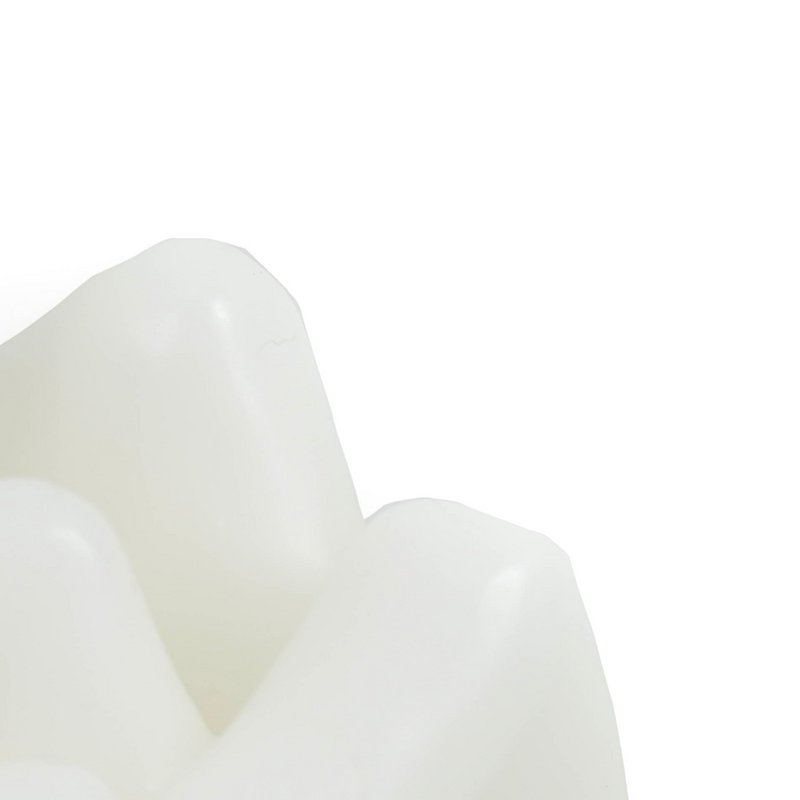 Candle -Middle Finger - Wax -White - 310 gram - 10x9x17cm