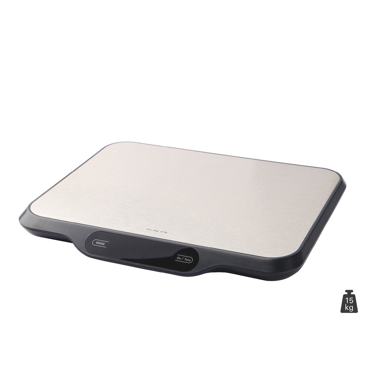 Professional kitchen scales up to 15 kg with stainless steel surface