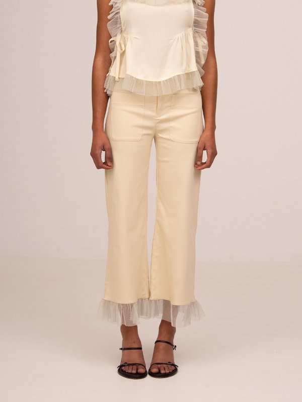 Pantaloni crema Serenity
