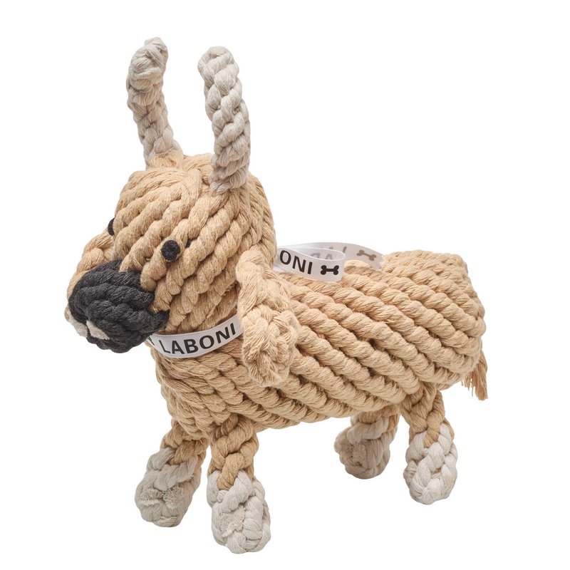 Hundespielzeug aus Baumwolltau im Kuh-Design - MAMA MOO