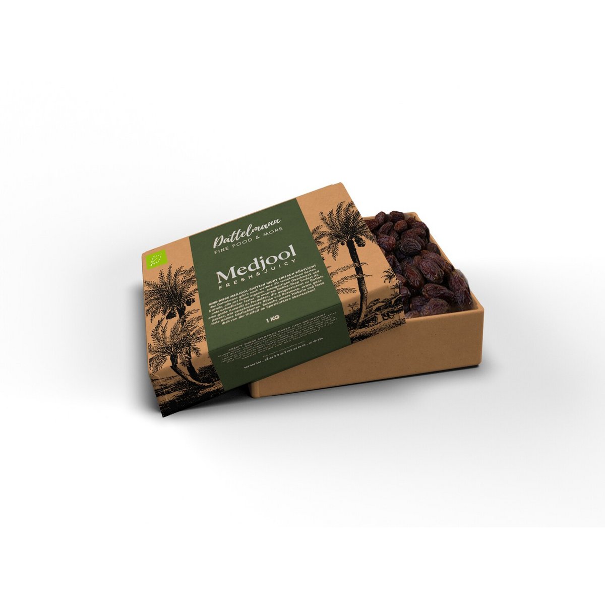 Organic Medjool dates, 1kg