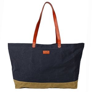 "PORQUEROLLES" XXL-Einkaufstasche - Navy