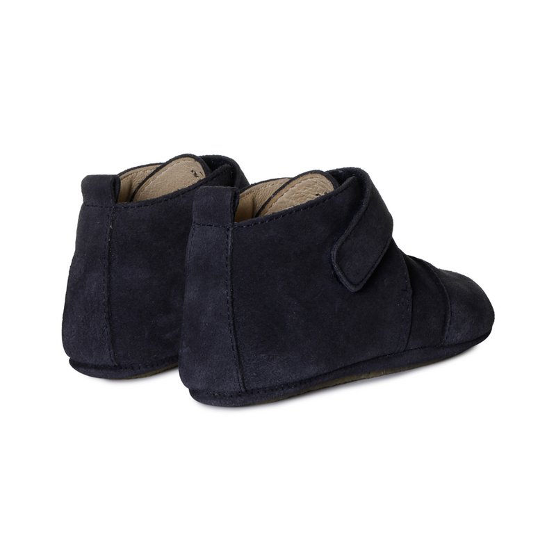 Klassische Stiefel aus Wildleder - Dunkelblau