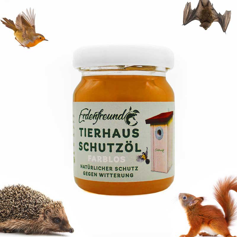 Aceite de protección contra la intemperie ERDENFREUND® Tierhaus