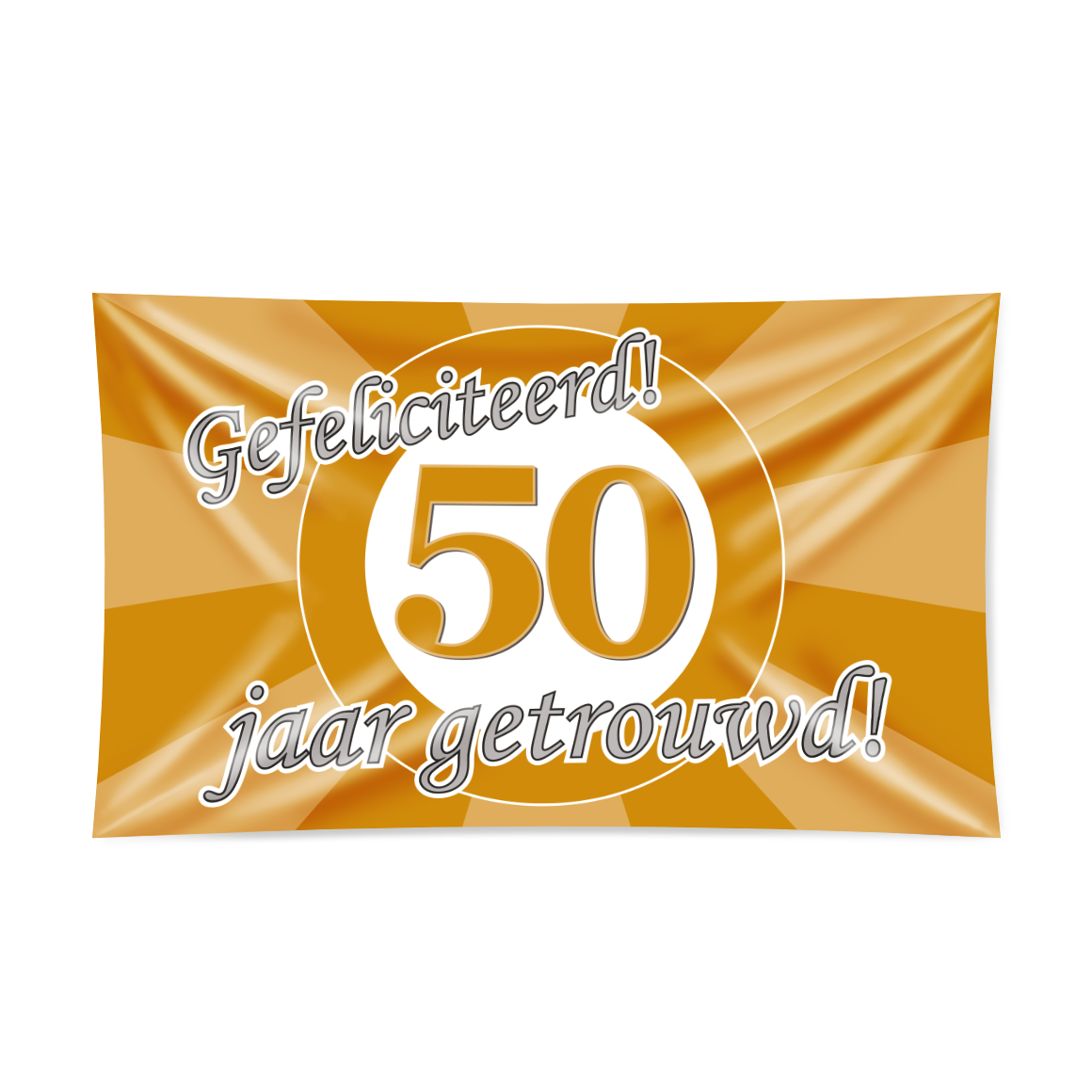 XXL Flag - 50 jaar getrouwd