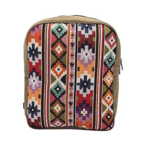 RUCKSACK - Indigen - Khaki - 35 x 26 x 11,5 cm
