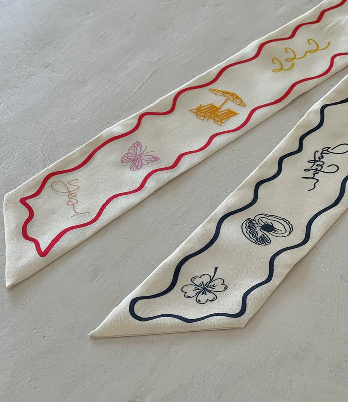 The Life Barn Abundance silk scarf
