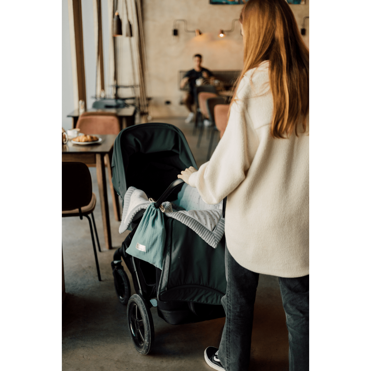 TISU nursing cover, Sage Green