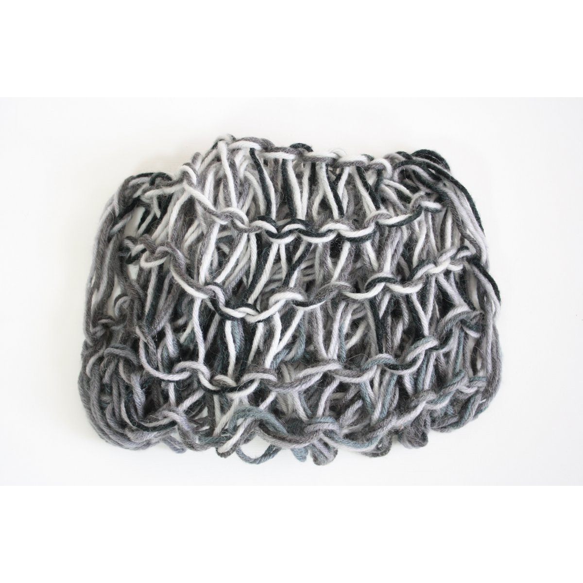 Dark green infinity scarf - wool