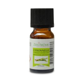Etherische olie - Citroengras - 10 ml - Gebruik voor diffusie - Verpakt in Frankrijk