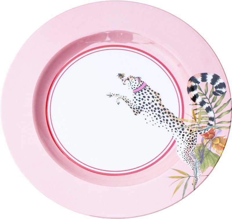 YE - Box of 4 assorted 26 cm melamine plates