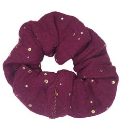 Scrunchie ze szczyptą złota