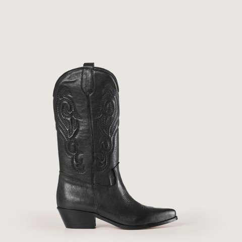 Shelby Black Texan Boots