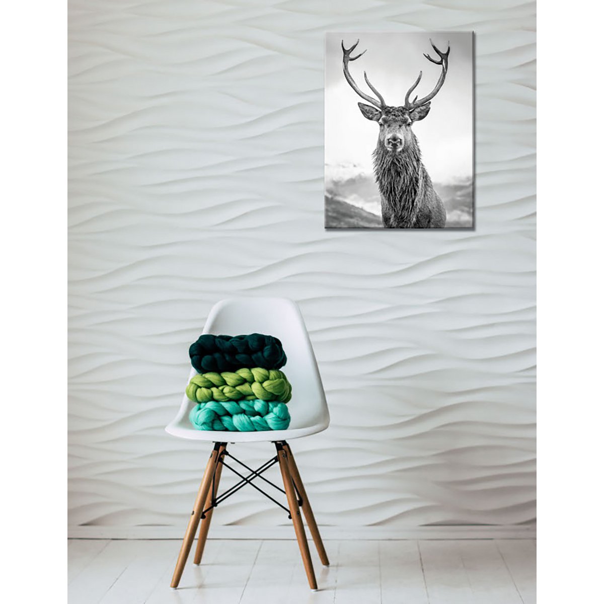 Wandfoto HERTEN 46x61 cm canvas foto spieraam decoratie modern