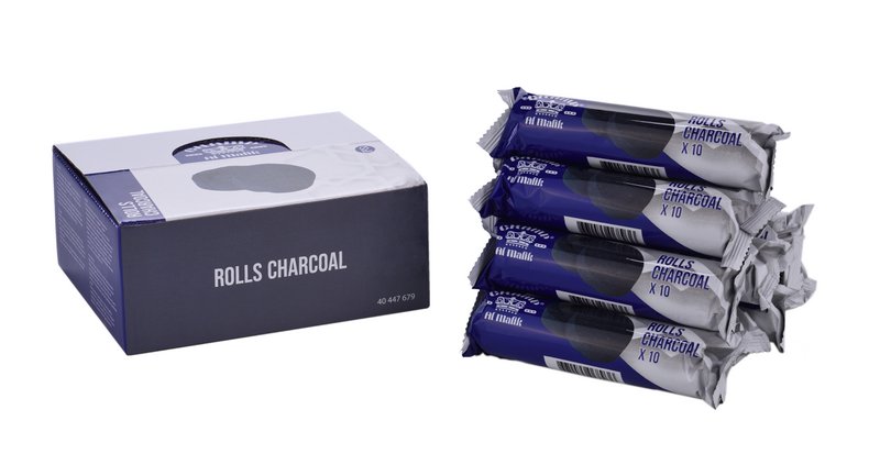 Narghilè Narghilè Chicha Carbone 33mm - 10 Rotoli - 100 carboni - 1 kg