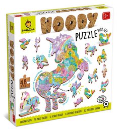 Woody Puzzle - Eenhoorn