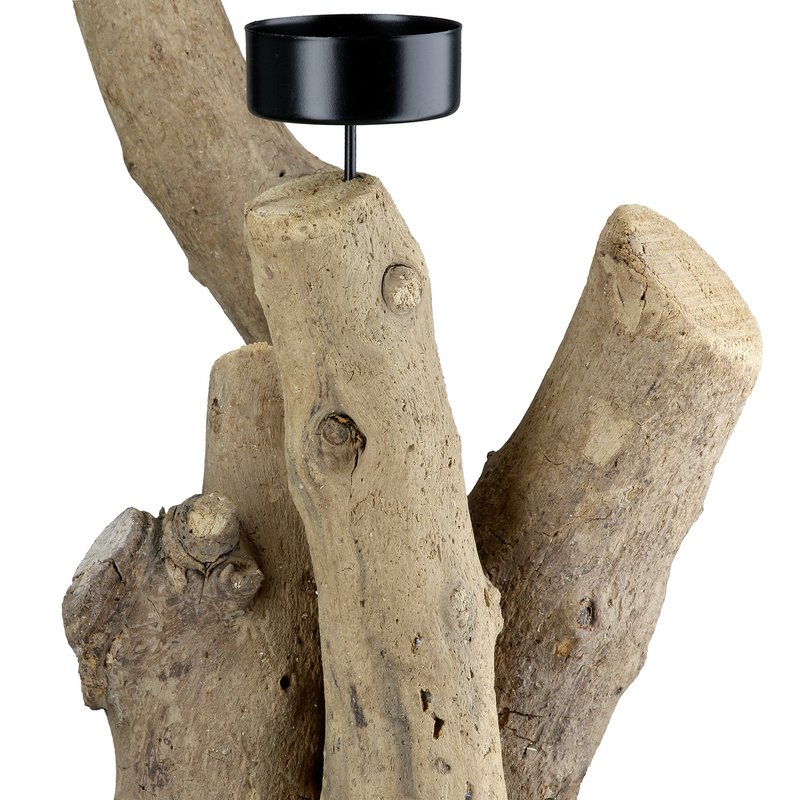 Fyrfadsstage naturfarve H. 25 cm, VE 6
