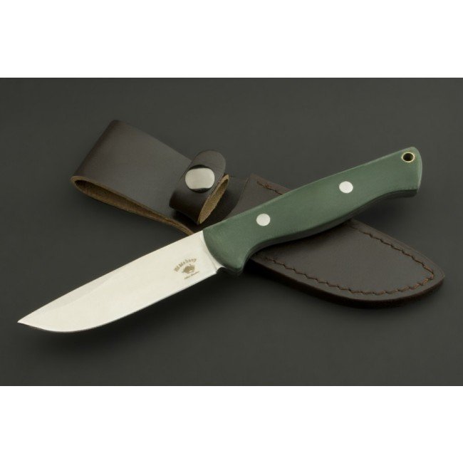 ED MAHONY Pathfinder, jachtmes, G-10 met Iers moskleurig handvat, 440C