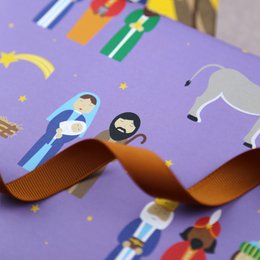 Papel de regalo Cuento de Navidad José