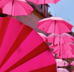 Håndventilator, ventilator, ventilator, pink uigennemsigtig