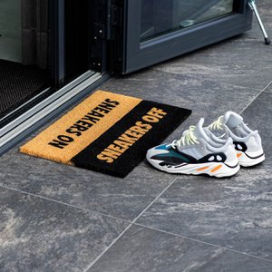 Kokos deurmat - Sneakers On/Off