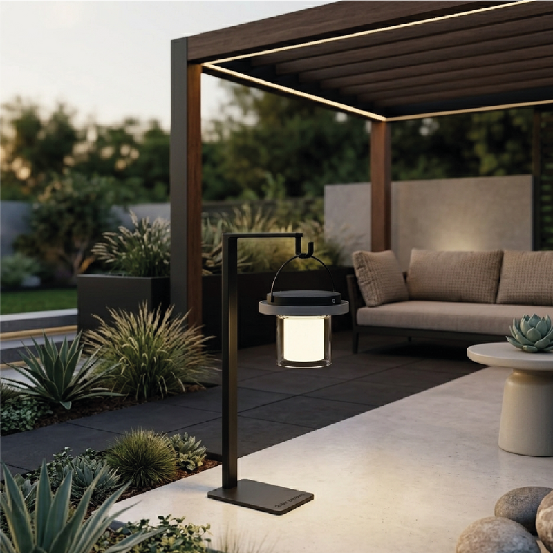 Lampe de table Solaire Coco Or