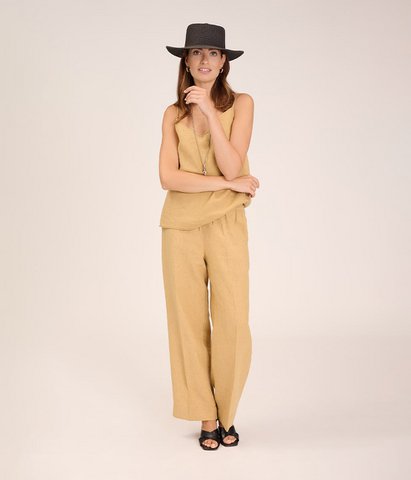 Leinenhose Montana Ocker