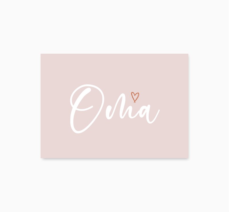 A6 Ansichtkaart || Lieve oma