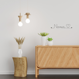 Decoración de pared con alambre - Ciudad - "Nimes" - para fijar - Joyería de pared