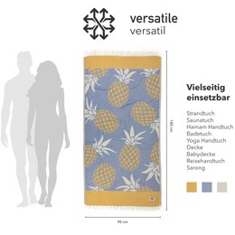 ANANASBLAUW - 100% Katoen
