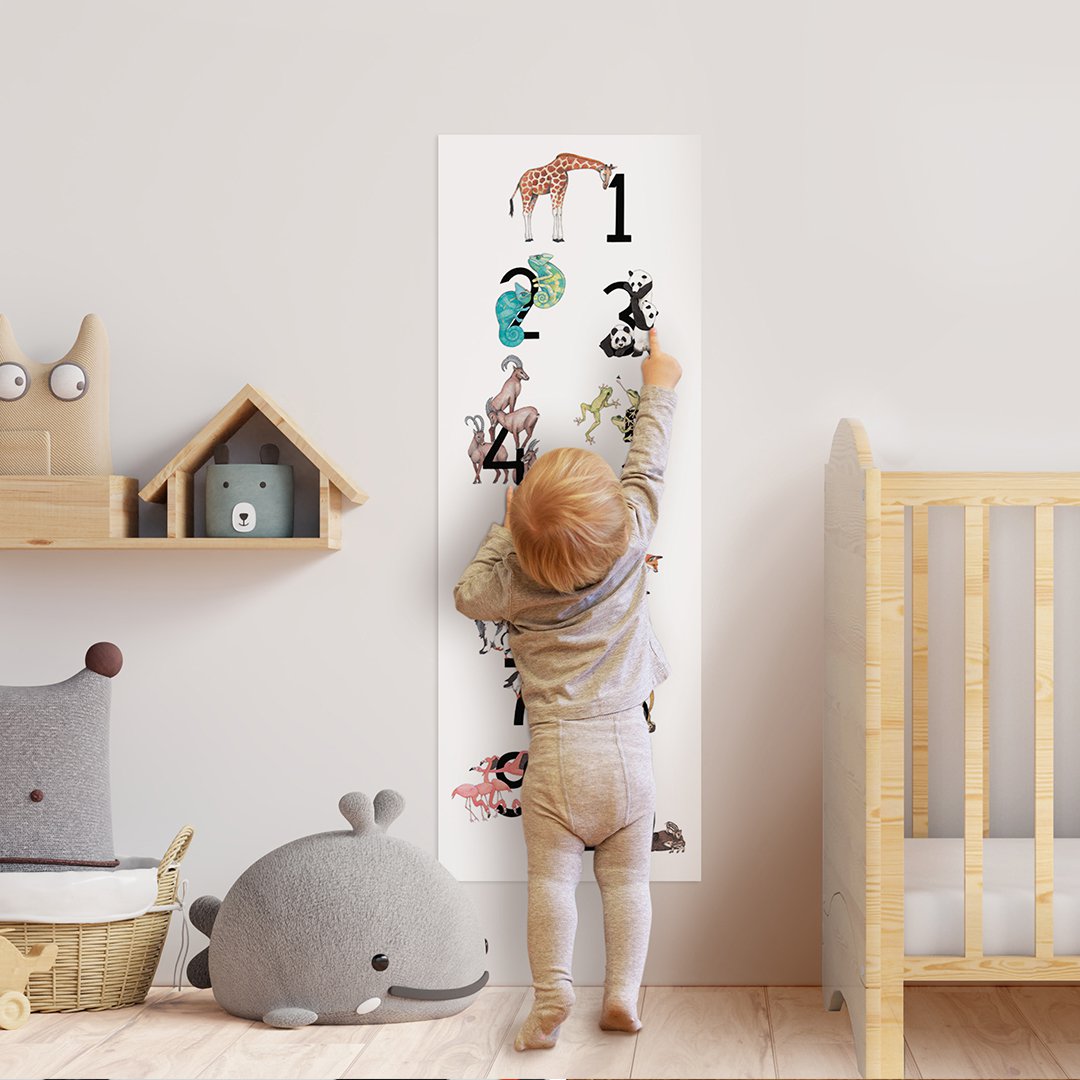 123 plakat Dyr - Dørplakat