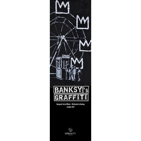 Banksy "Soft-Touch" Bookmark - Basquiat Ferris Wheel