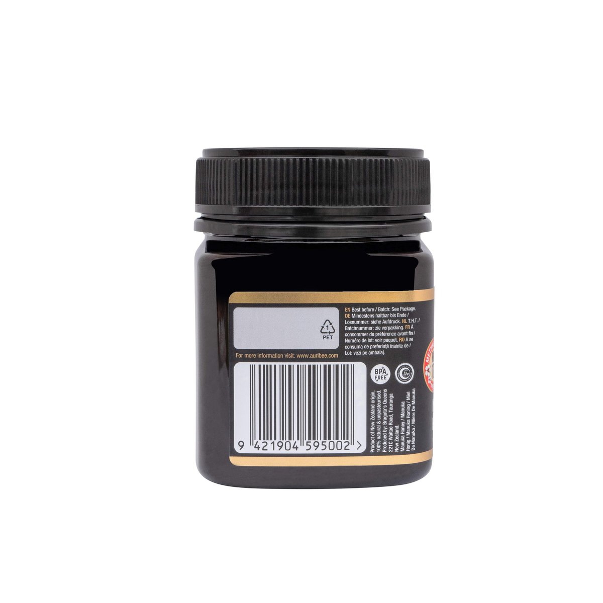 100% Pure, raw Manuka Honey MGO 100+ (250 grams)