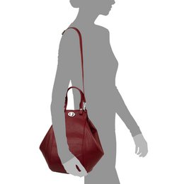 Florence Artegiani. Damska torba na ramię Giusta ze skóry naturalnej Dollaro