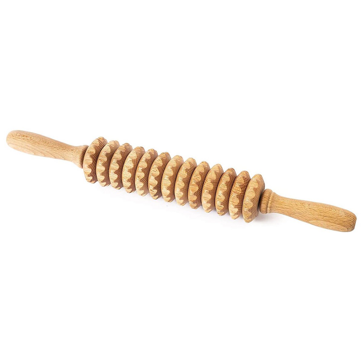 Rodillo de madera para masaje de celulitis Masajeador de drenaje linfático Maderoterapia