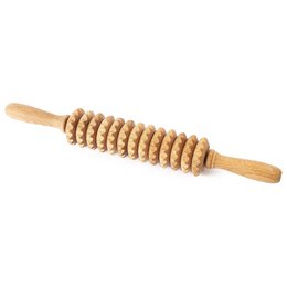 Cellulite-Massagerolle aus Holz, Lymphdrainage-Massagegerät, Maderotherapie