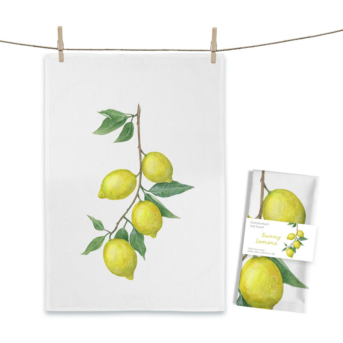 Geschirrtuch Sunny Lemons