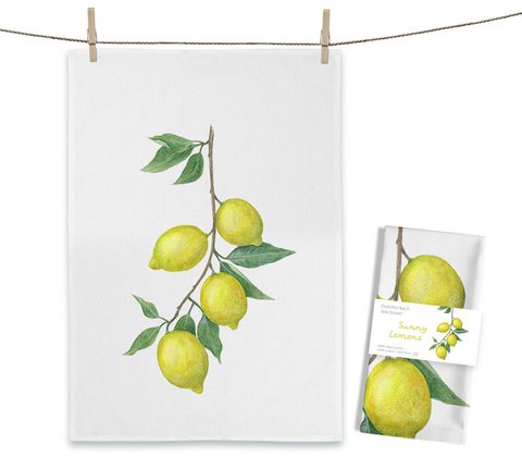 Tea towel Sunny Lemons