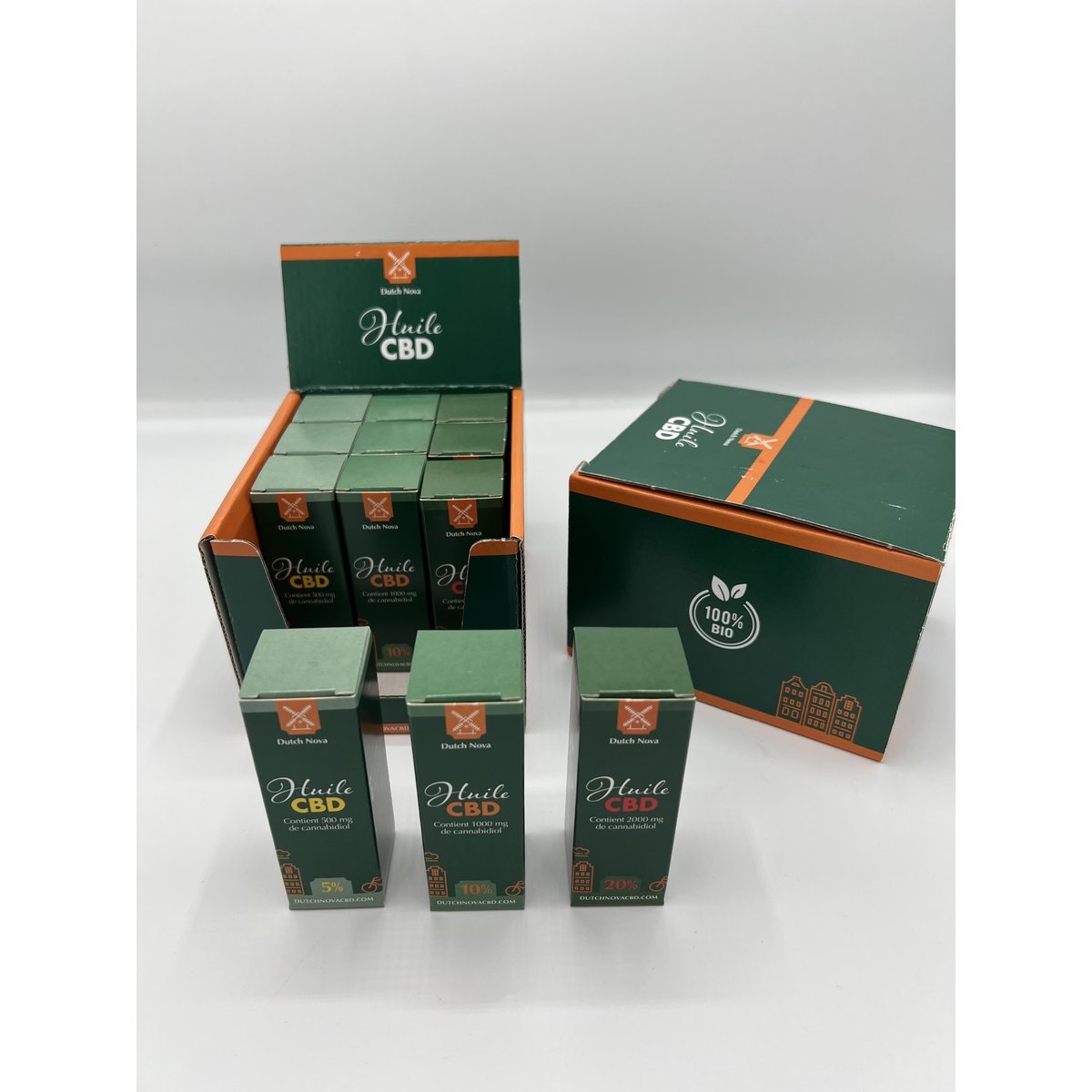 CBD Dutch Nova présentoir de comptoir (12 piezas) - Francais!